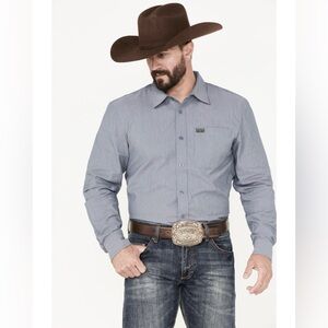 Kimes Ranch Men’s Solid Linville Coolmax Button Down Western Shirt